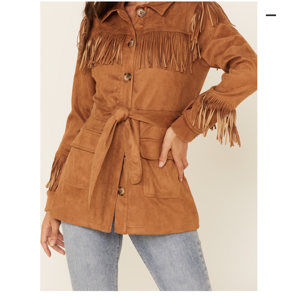 Minkpink We the Free Fringe Jacket - Picture 3 of 10